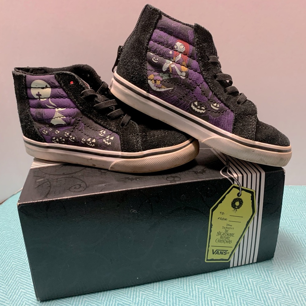 Kids Nightmare Before Christmas Hightop Vans